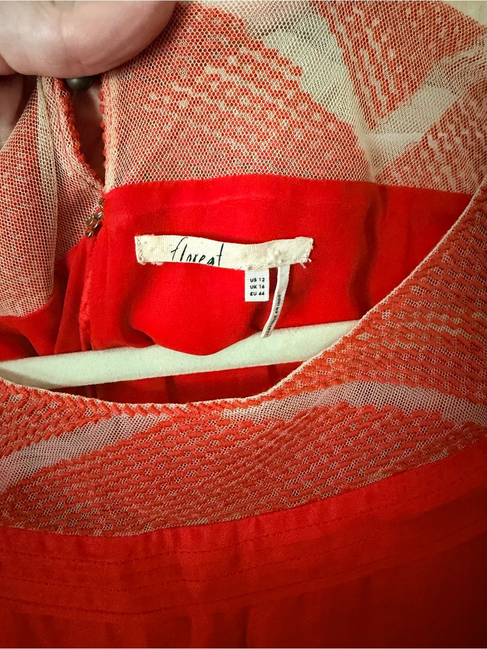 Vintage Floreat Nanette Hi-Low Maxi Dress - Picture 6 of 7